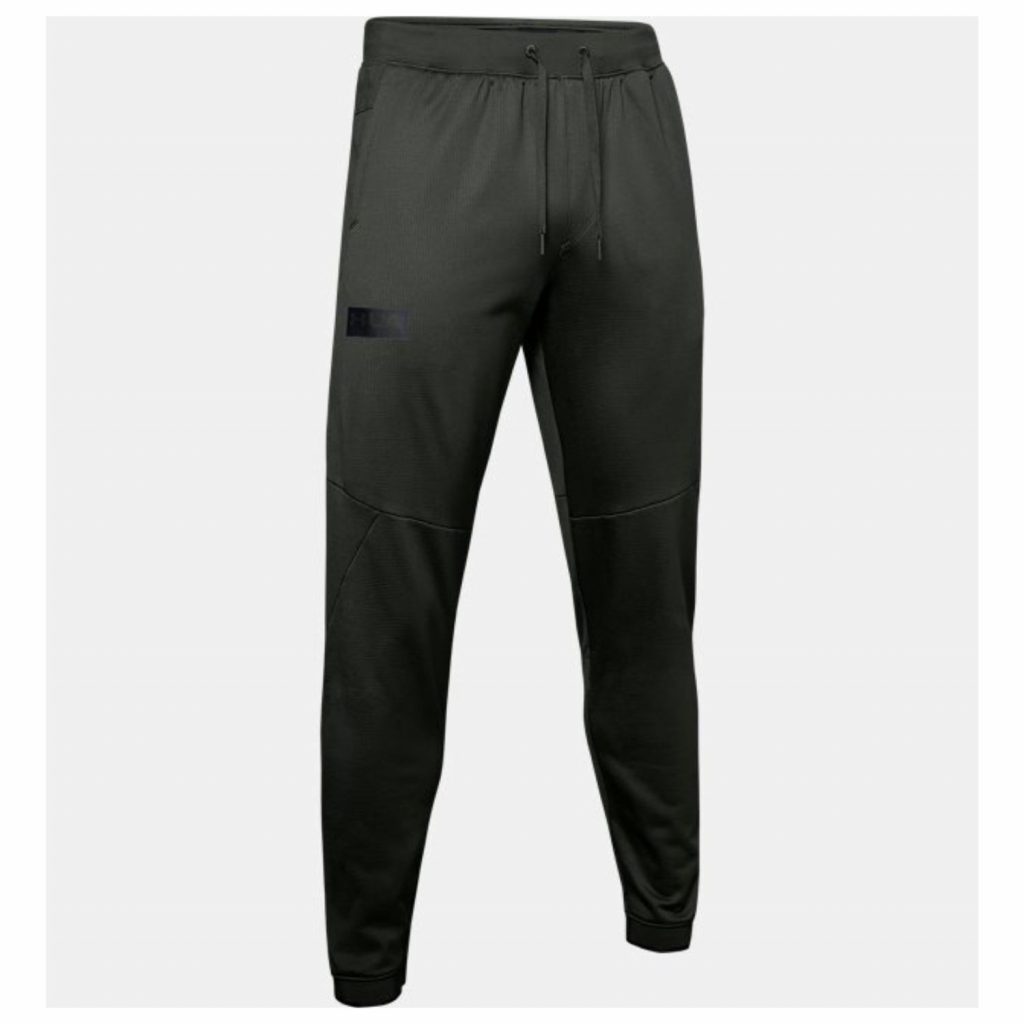 Herren Jogginghose UNDER ARMOUR ColdGear Reactor Gametime Hybrid Barockgrun Schwarz